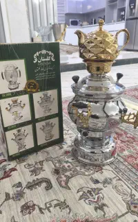 سماور گازی گلستان ۶ لیتری آکبند