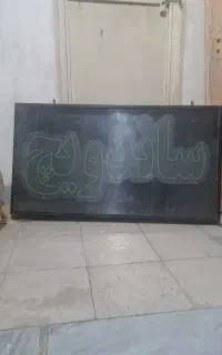تابلو ال ای دی دوطرفه ساندویچ پیتزا