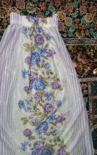 دوتکه پرده چین ساده