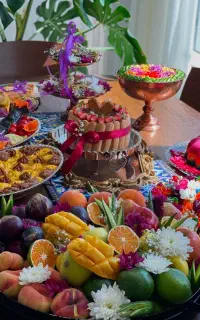 نهارعروس و دسر و فینگرفود