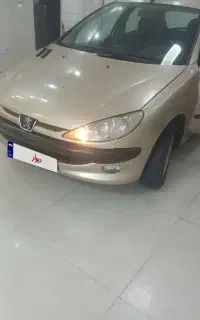 پژو 206تیپ3مدل چهارلکه رنگ 150میلیونش اقساط