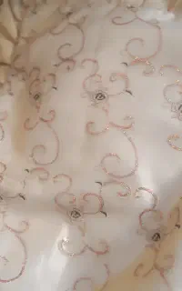 ست روتختی طلایی ۶تکه پولک دوزی نو