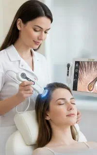 آموزش اسکراب اسکالپ توسط پزشک پوست و مو در دانشگاه