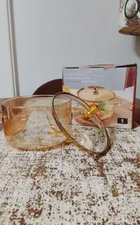 قابلمه پیرکس شامپاینی شعله مستقیم