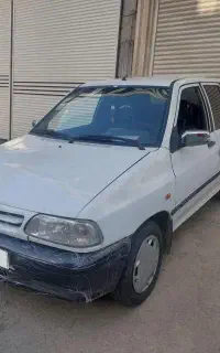 پراید بی رنگ شاسی سالم