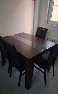 میز نهارخوری ۴ نفره چوبی