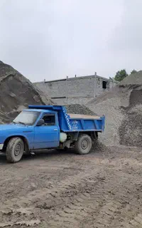 حمل شن و ماسه خاک باغچه ....بانیسان کمپرسی