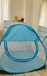 سیسمونی /پشه بند چتری کلبه ی مقاوم حشرات۷۰۰ تومان