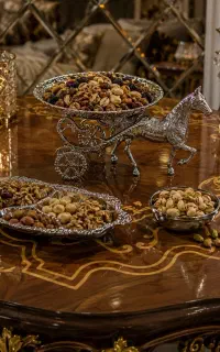 آجیل‌خوری و ست پذیرایی لوکس طرح اسب
