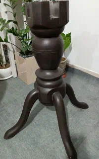 پایه خراطی  میز نهار خوری تمام چوب