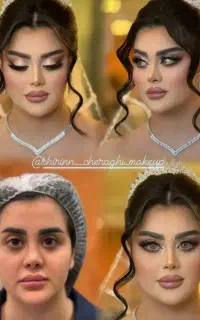 میکاپ شنیون(آموزش خصوصی۱۵تضمینی)۲شعبه مطهری وگلدشت