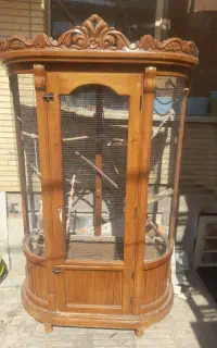 قفس بزرگ چوبی پرورش عروس هلندی معاوضه با گندم