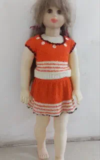 عروسک دخترانه شیک کارکرده