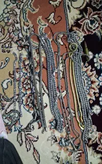 گردنبند و دستبند استیل