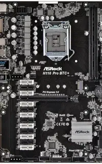 مادربرد H110 Pro BTC در حد نو