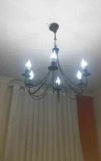 لوستر فلزی ۶شاخه