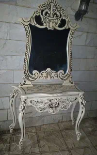میز کنسول چوبی سلطنتی نو