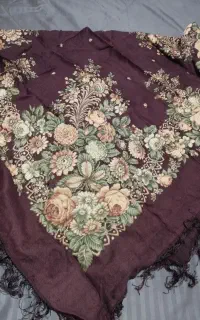 روسری وشال نخی
