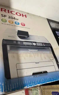 پرینتر چهارکاره لیزری Ricoh SP 204SF آکبند