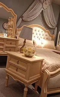 سرویس خواب مدل کلاسیک تمام چوب