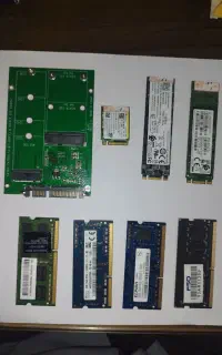 رم و هارد ssd نو