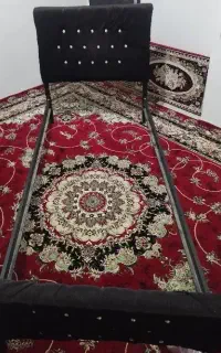 تخت خواب یک نفره فلزی