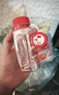 بطری ادویه با درب نمک پاش 200 سی سی