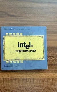 پردازنده Intel Pentium Pro طلادار و کلکسیونی