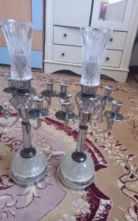 دوعدد شمعدانی درحد نو