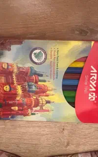 مدادررنگی ۱۲ رنگ آریا