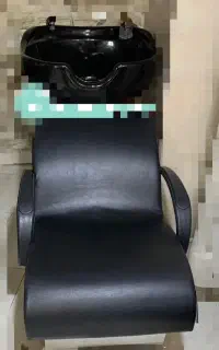 فروش ترولی رنگ مو  و سرشور مبله به همراه شیرالات