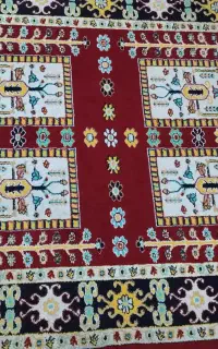 گلیم فرش تمیز  ۶ متری