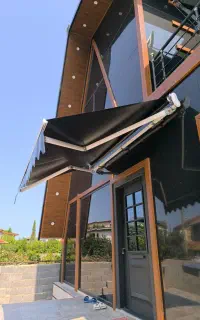 پرده/چادر جک دار/سایبان برقی/سایه بان دستی