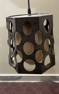 لوستر چوبی