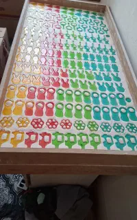 قاب وتخته چوبی