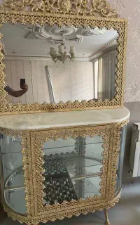 اینه کنسول طرح برنز