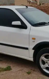 سمند سفید مدل ۸۸ بدون رنگ دو گانه سوز