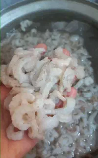 میگو و برنج