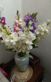 گل با گلدان ۱۰ شاخه