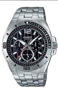 ساعت مچی مردانه 3 موتوره کاسیو مدلCASIO-MTD-1060D-