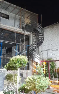 ساخت انواع پله گرد،مارپیچ آهنی،آلاچیق و سازه فلزی