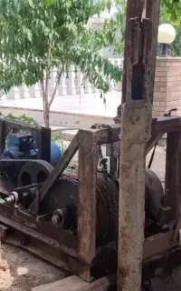 حفاری چاه با دستگاه