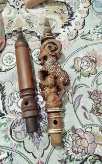 دو عدد چوب قلیون چوب سرخ و cnc