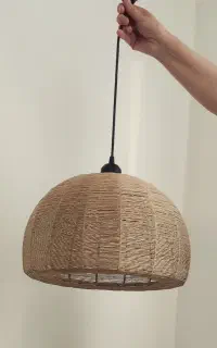 لوستر رافیا گنبدی قطر ۴۰