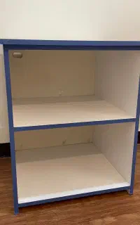 کمد سفید دو طبقه کتابخونه ای سفارشی ام دی اف