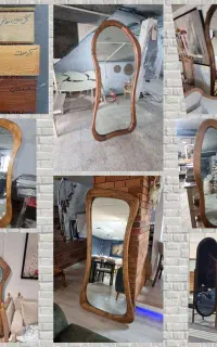 طراحی ساخت انواع آینه ساده و طرح دار و ونیزی