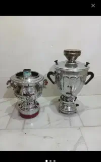 فروش و خریدار سماور شکسته فرسوده از کار افتاده