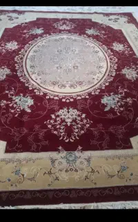 دوتخته فرش زرشکی۱۲متری