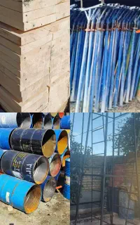 اجاره داربست تخته بشکه فرغون جک و...‌