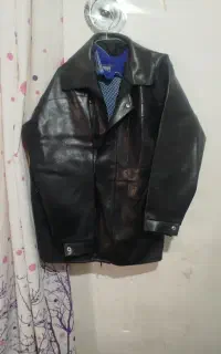 کاپشن چرم اصل